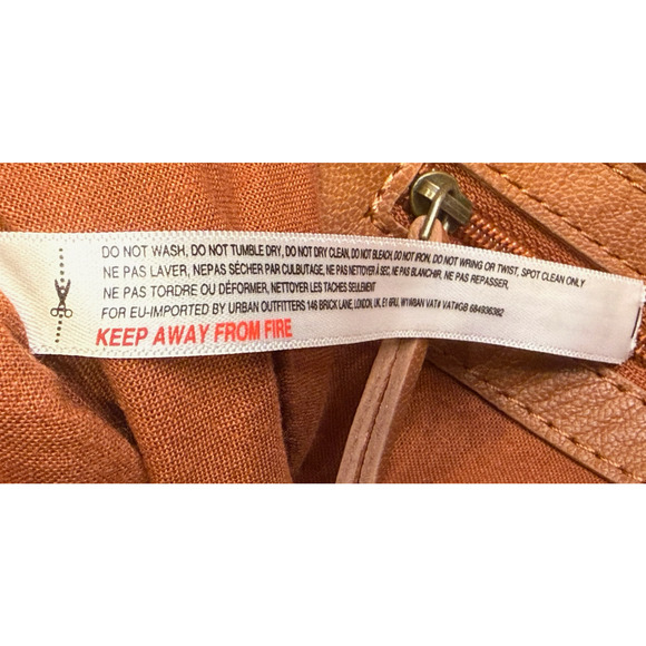 NEW FREE PEOPLE BRONZER BROWN IDLE HANDS LEATHER SLING CROSSBODY BAG PURSE - Picture 11 of 12